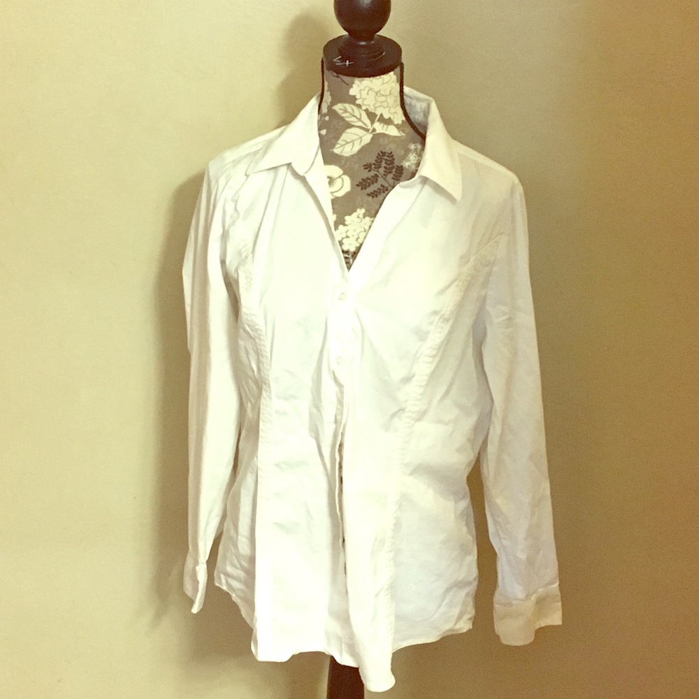 Express The Essential Shirt White, Size XL